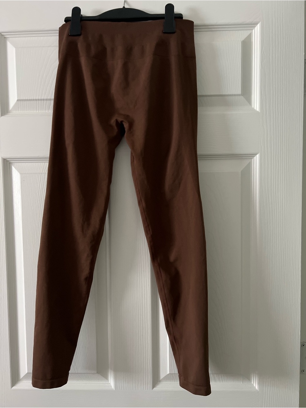 AUROLA Women’s Brown High-Waisted Scrunch Butt Seamless Leggings